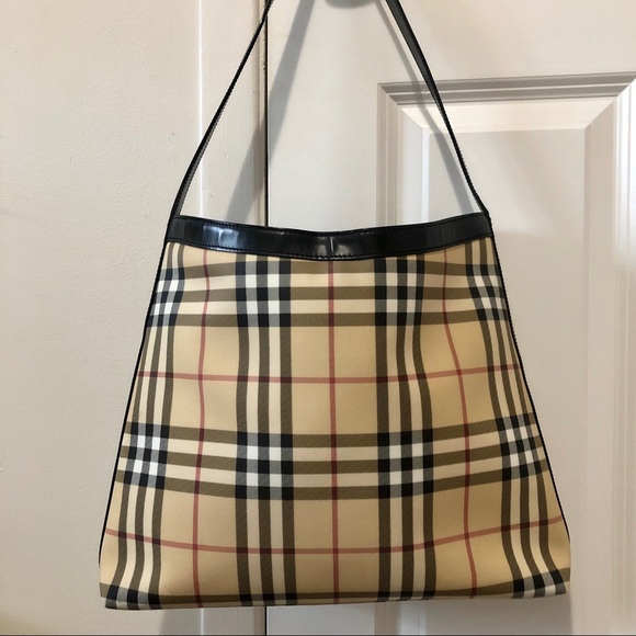 Burberry Handbags - Authentic Burberry Nova Check Shoulder Tote Bag